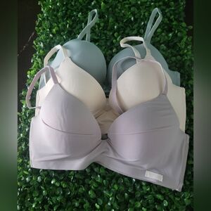 Kensie Women's Bra Set - Cream, Gray, Blue